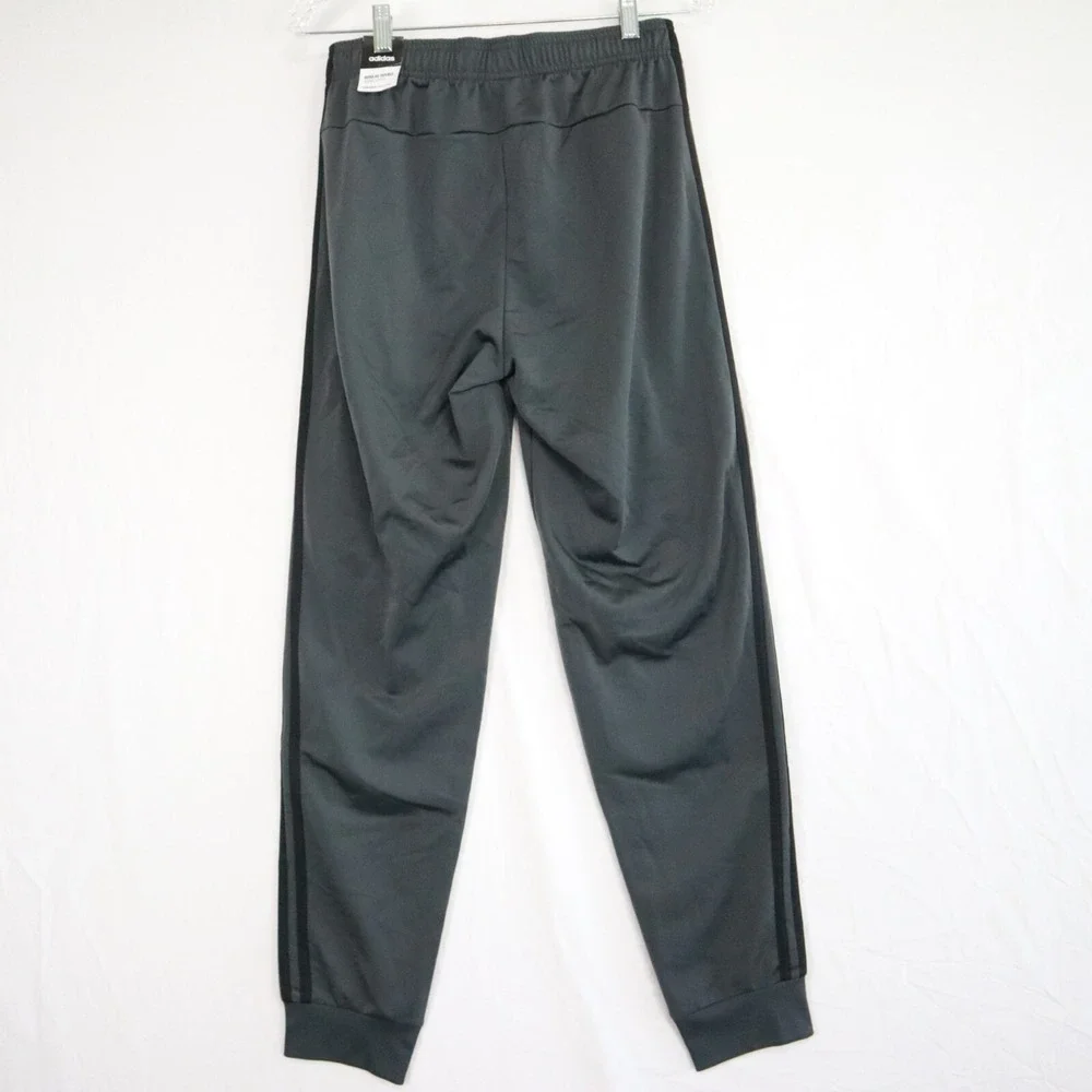 Adidas Pants Mens Small Regular Tapered Activewear Jogger Athletic‎ Gray NWT